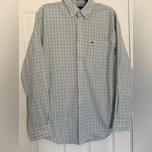 Crown & Ivy Men's Multicolor Checkered Button Down Shirt